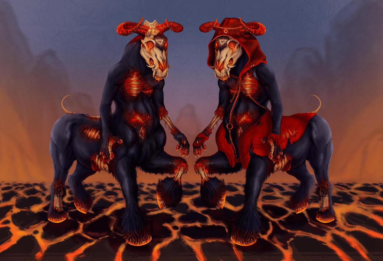 undead centaur (original character)